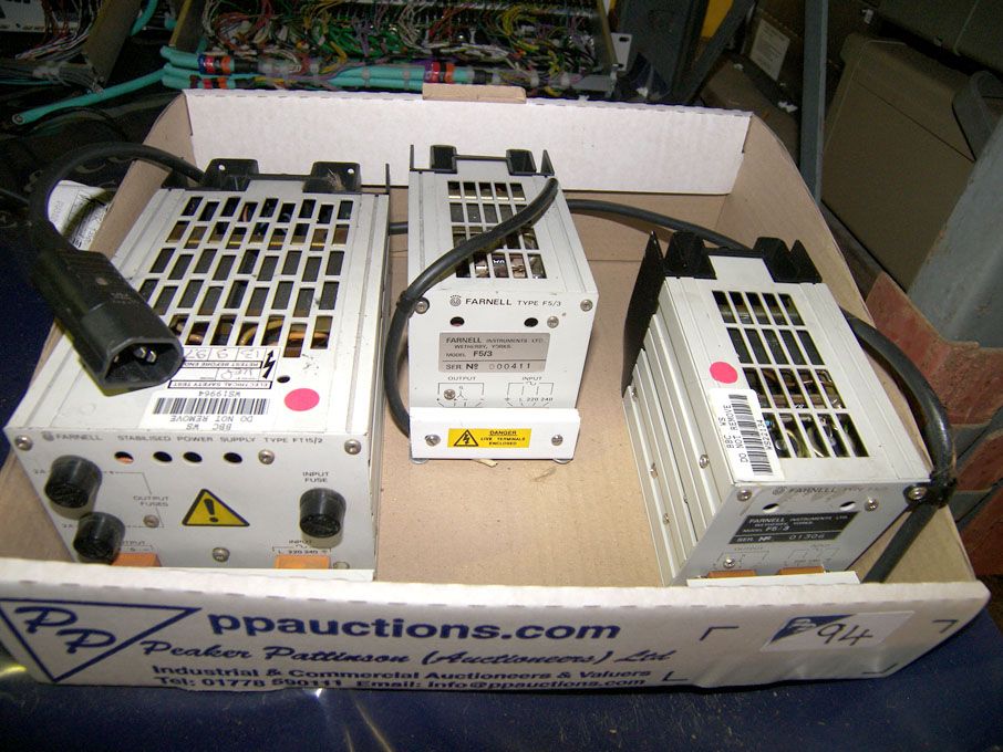 3x Farnell power supply units