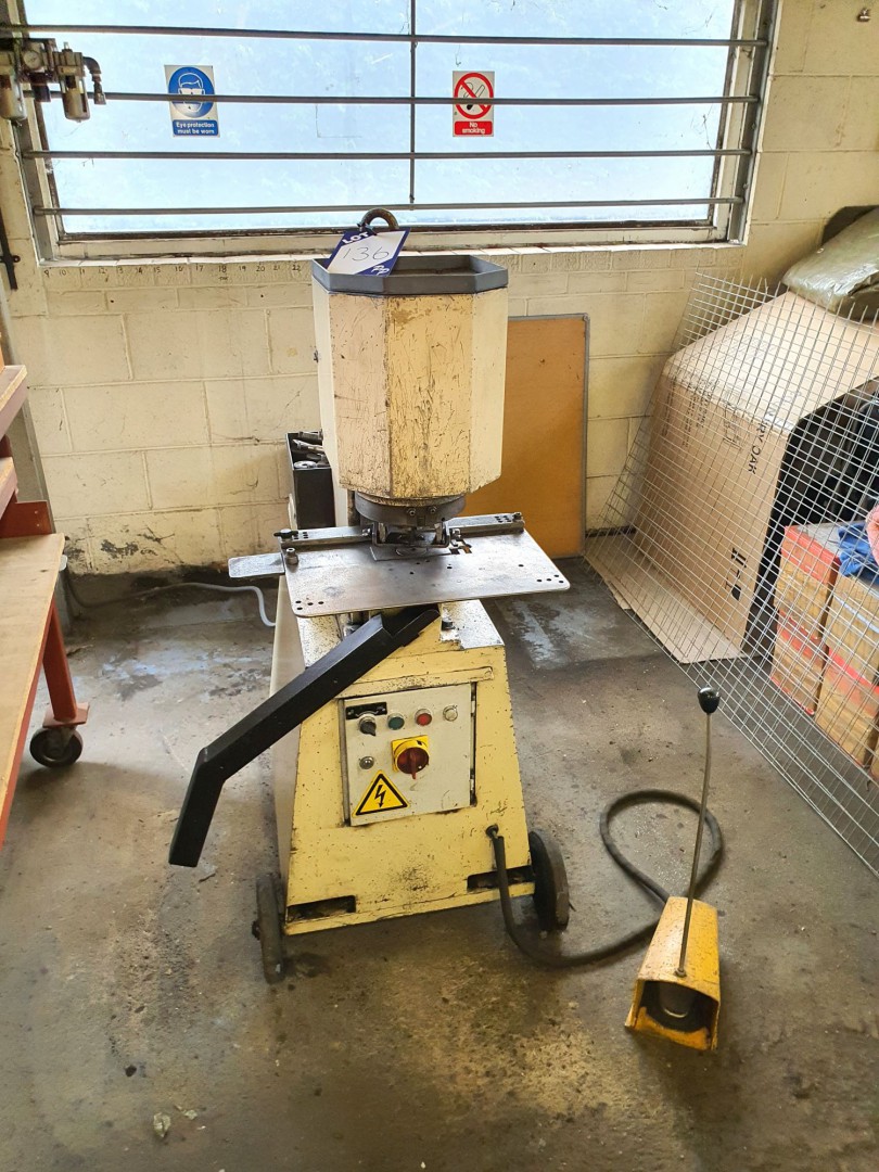 Geka PP50 hydraulic punch, 50 ton capacity, 130mm...