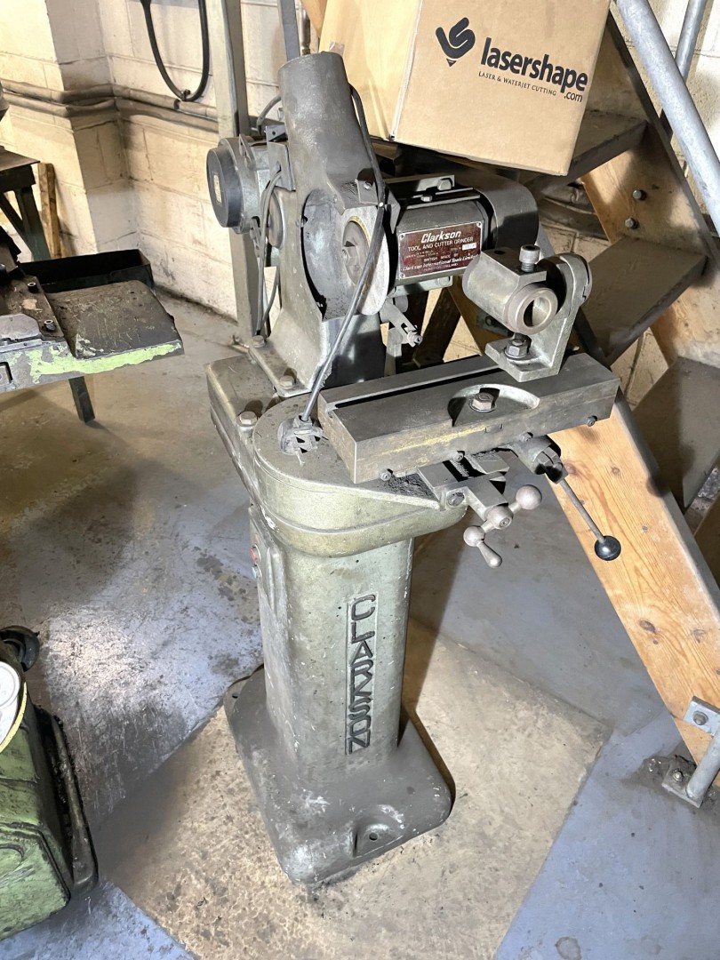 Clarkson 12x6” tool & cutter grinder