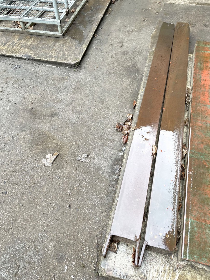 Pair forklift extensions, 2300mm long