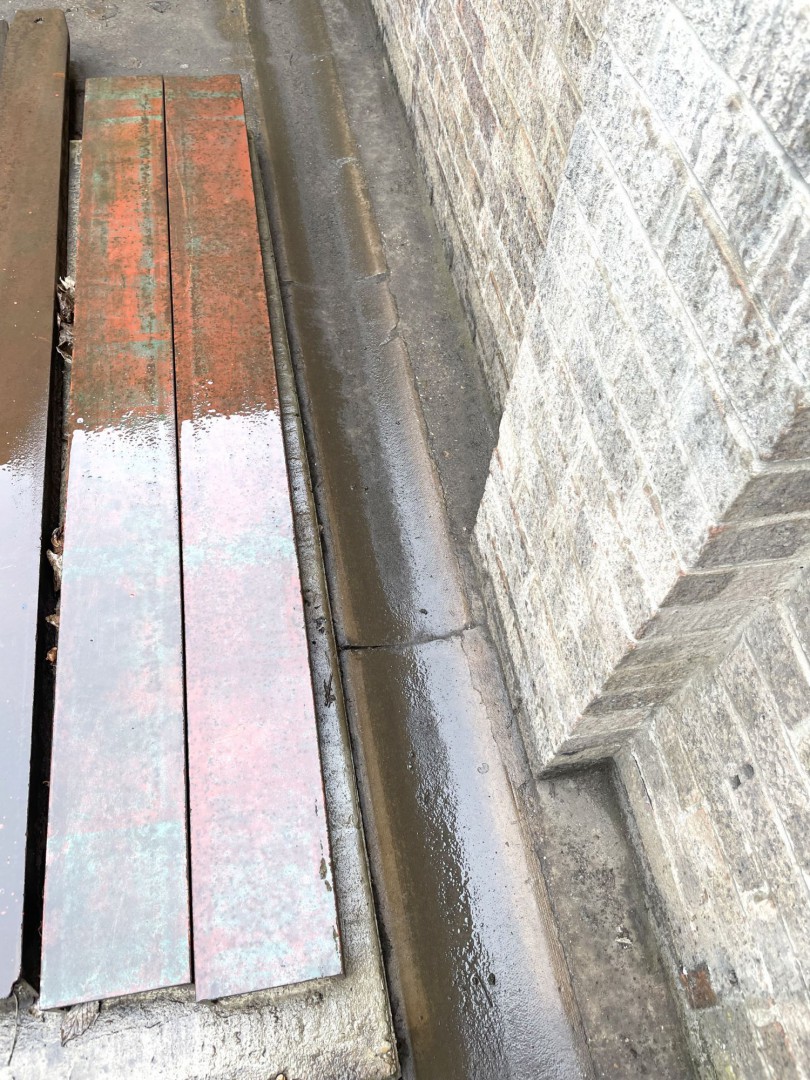 Pair forklift extensions, 1950mm long
