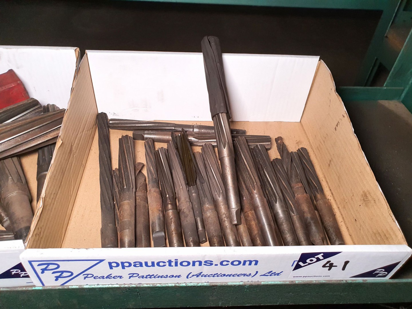 Qty various HSS taper shank reamers to 24mm
