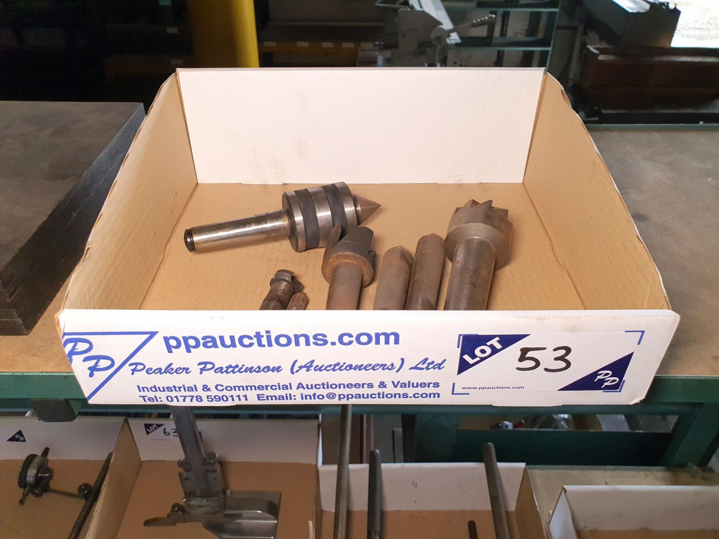Qty various cutters, revolving centres etc