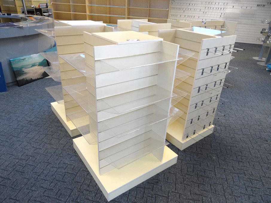 5x 4 sided display stands