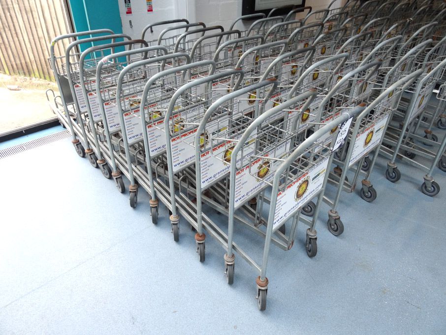 20x mobile baggage trolleys