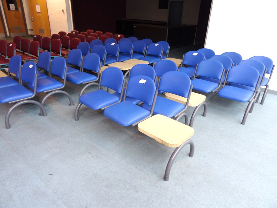 14x 1 / 2 / 3 seater with tables grey metal frame...