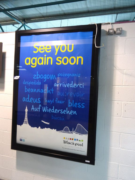 SMF Bristol wall mounted illuminated display box,...