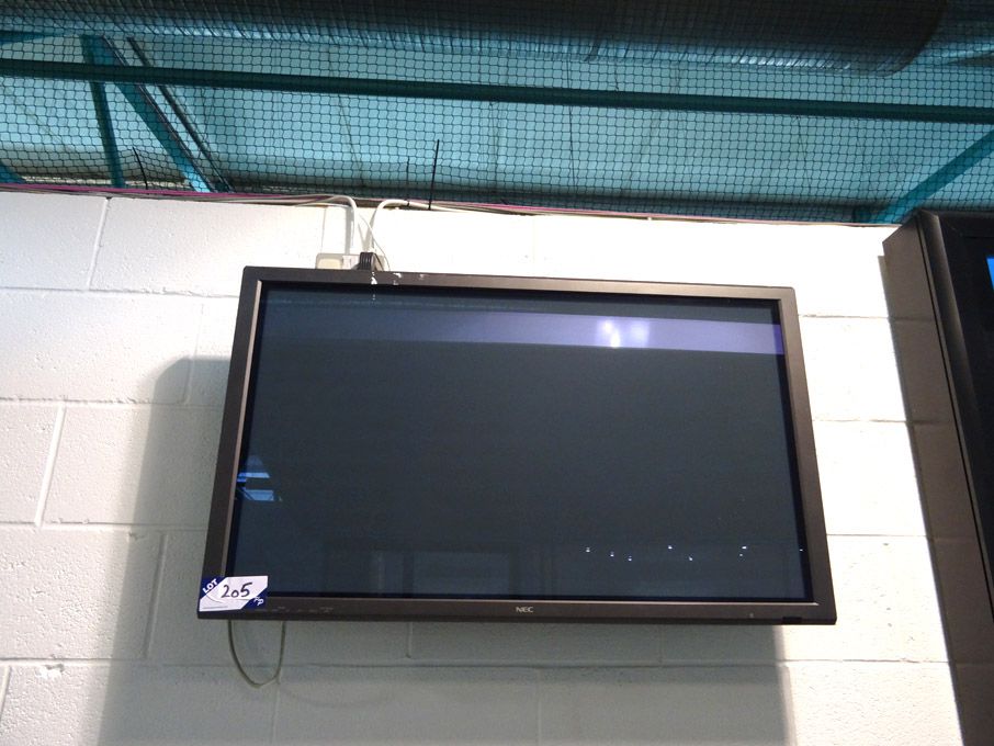 NEC 42" plasma monitor with wall bracket