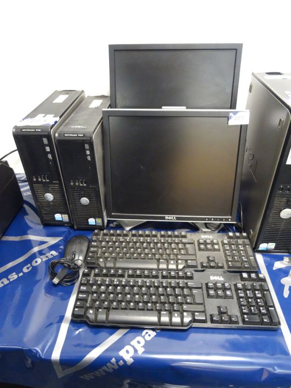 2x Dell OptiPlex 745 Intel Pentium D desktop PCs w...