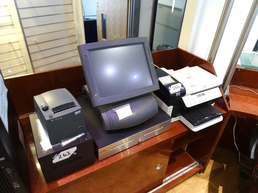 Par touch screen till with iThaca iTherm 280 recei...