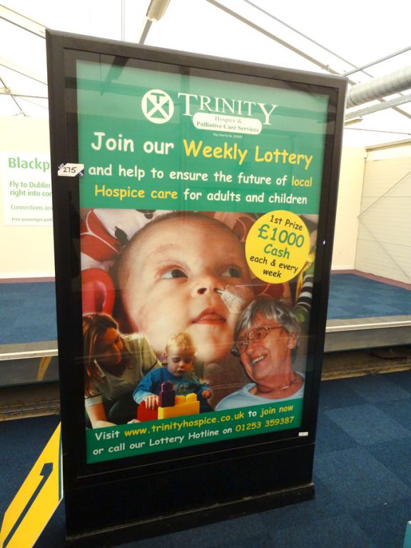SMF Bristol floor mounted illuminated display box,...