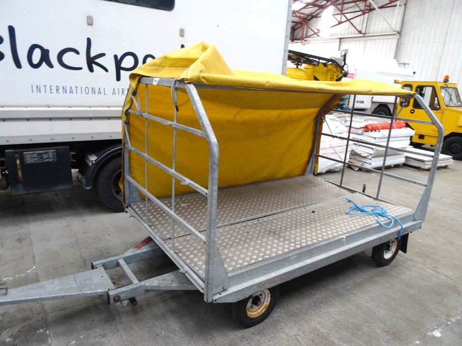 Viking Trailers towable 4 wheel baggage trolley, 1...