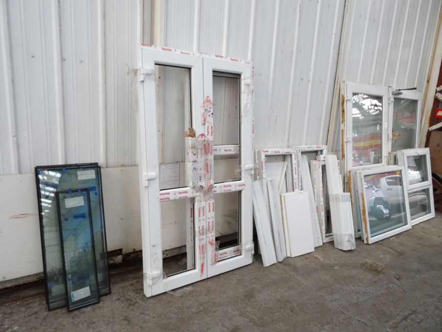 Qty various UPVC double glazed windows & doors, 70...