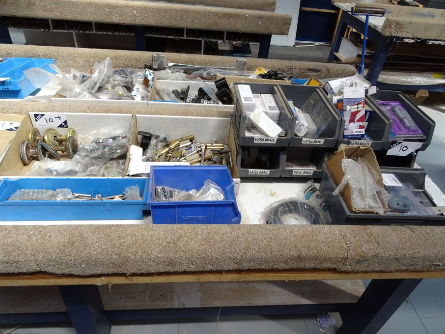 Qty various barrel door locks, knockers etc (mostl...