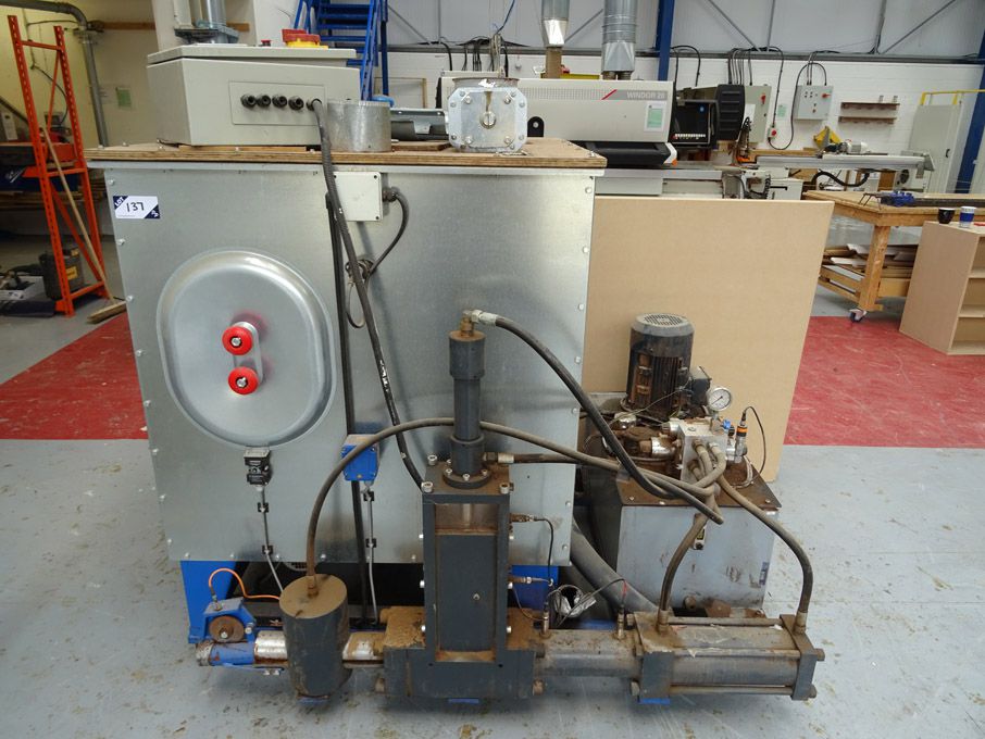Gross Genius II/50 wood waste briquettes press, 5....