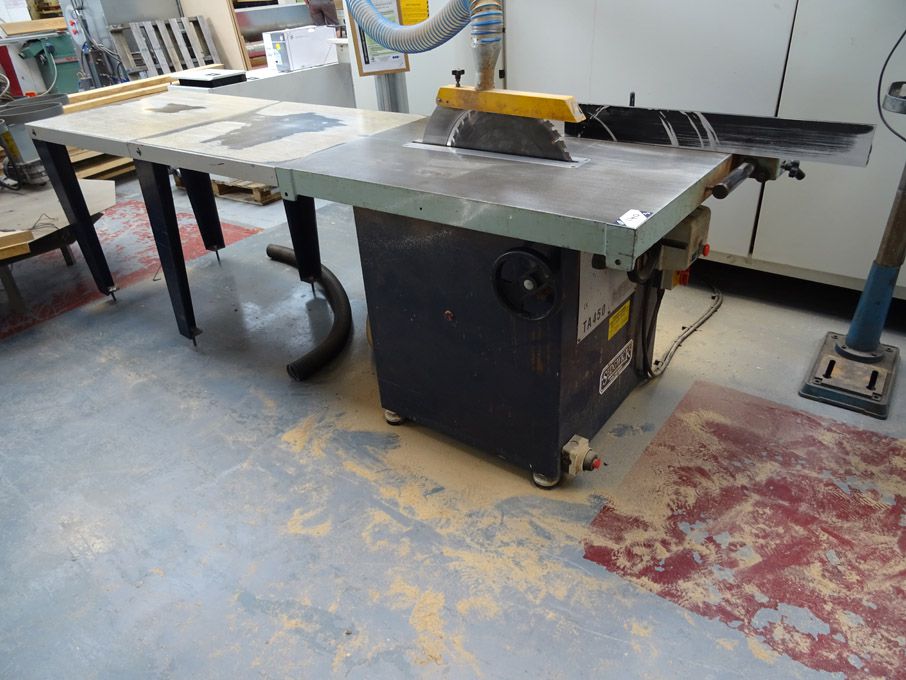 Sedgwick TA450 table saw, 400mm blade, 1120x900mm...
