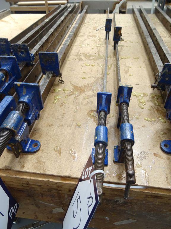 2x Record various sized sash clamps