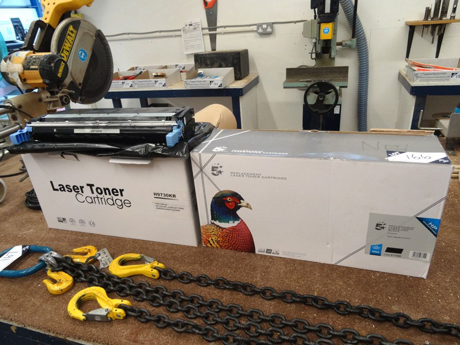 AMEND: 2x black laser toners (boxed & unused)