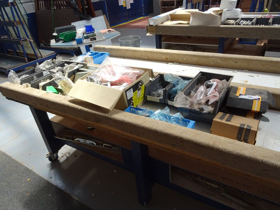 Qty various window / door handles, hinges, catches...