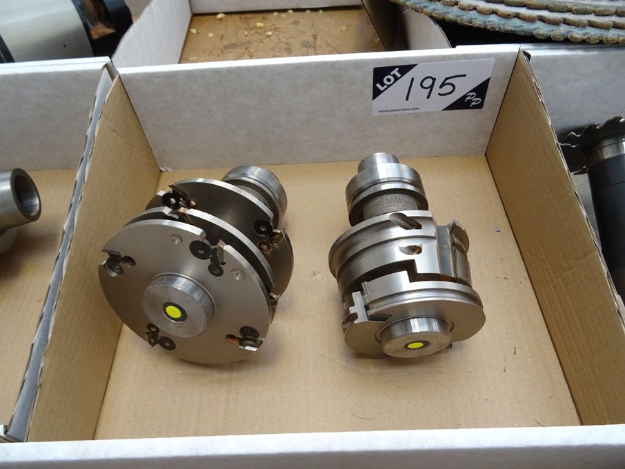 2x Oertli cutting blocks, 105x64x63mm, 15,400N max...