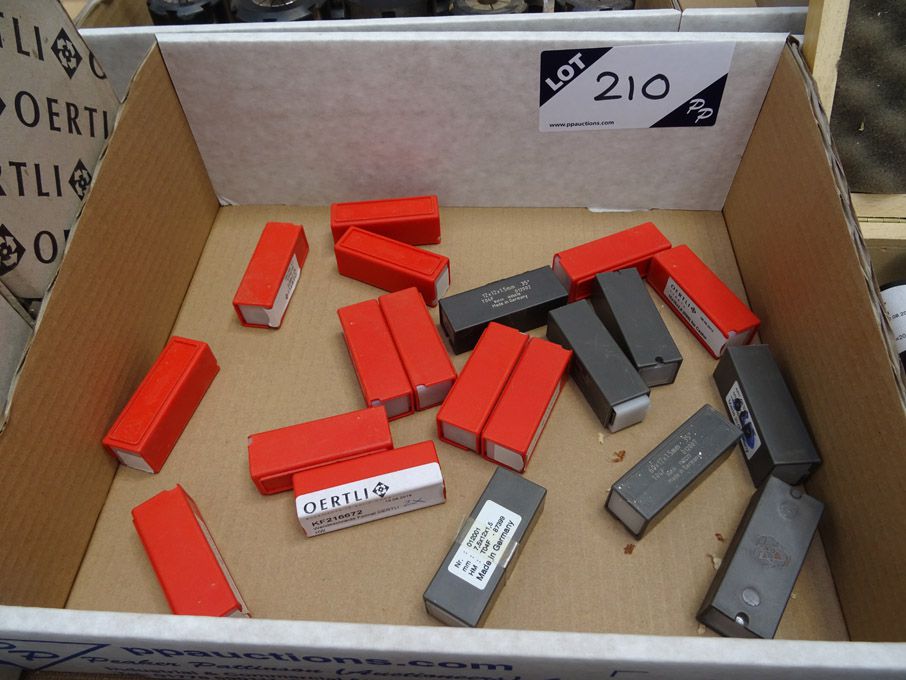 Qty various sized Oertli cutting tips inc: 60x12x1...