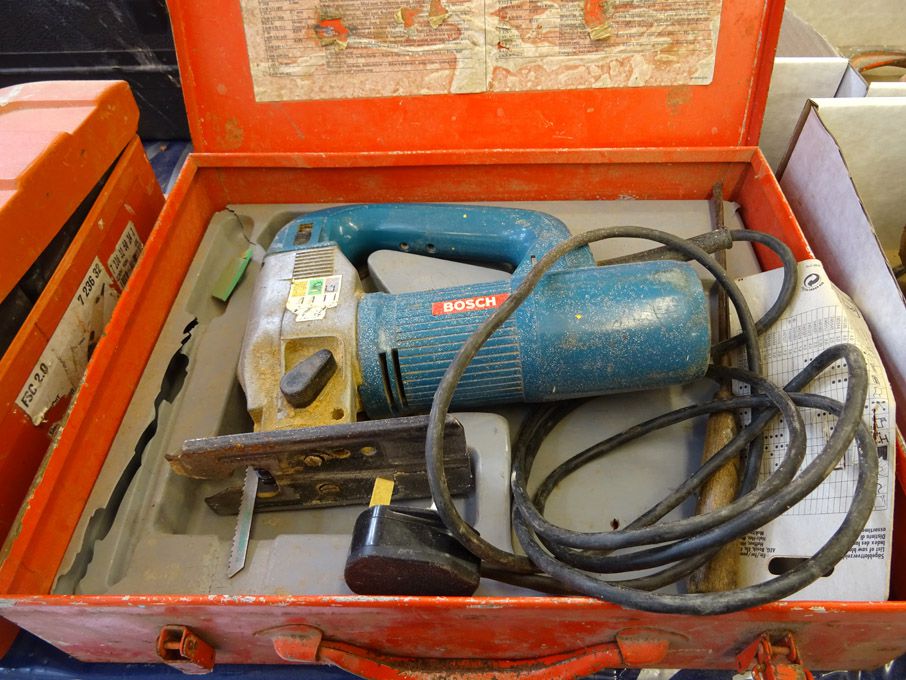 Bosch 061 electric jigsaw, 240v in carry case