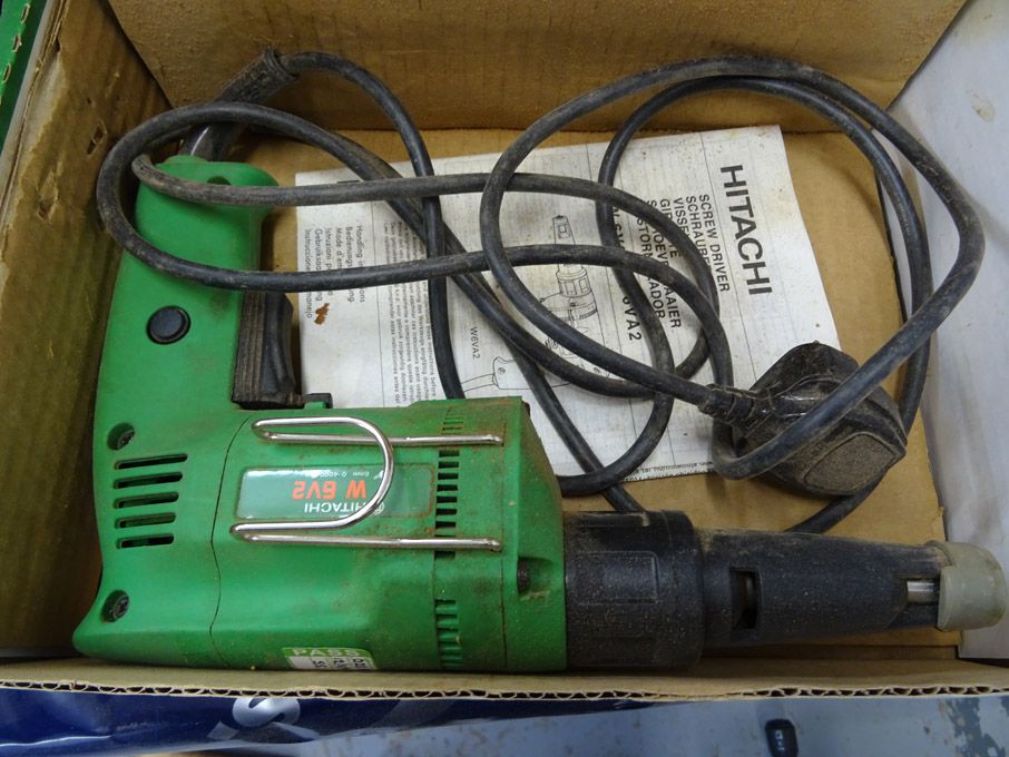 Hitachi 6mm electric screwdriver, 240v