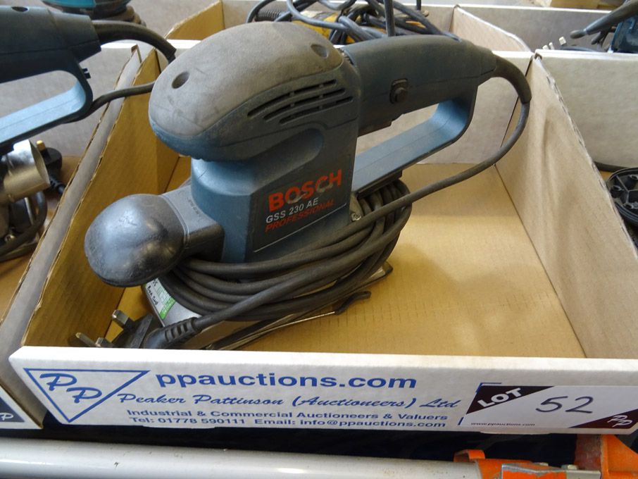 Bosch GSS 230AE electric sander, 240v, 300W