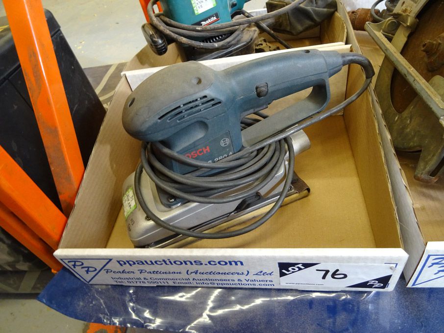 Bosch GS280A electric sander, 240v