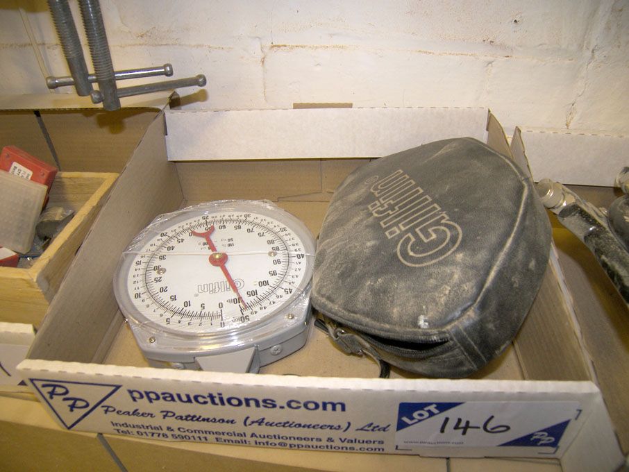 Gilfin 50kg fishing scales in case