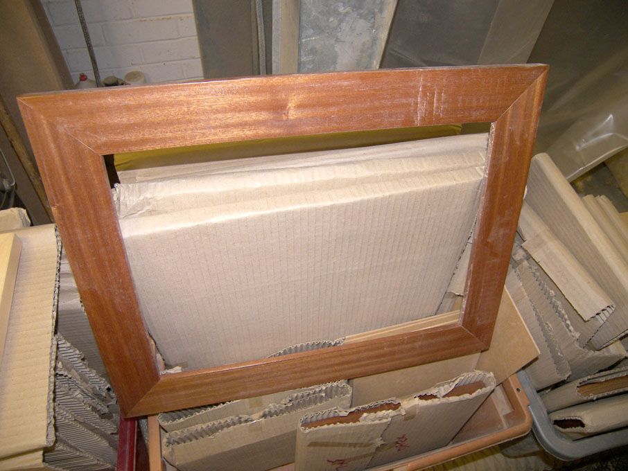 Qty various hardwood & softwood picture frames inc...