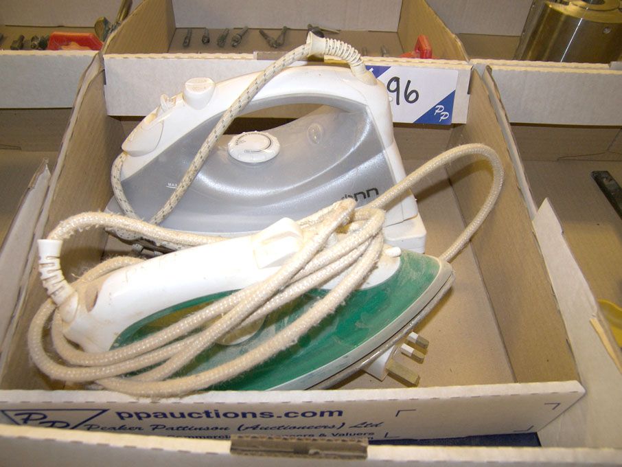 2x Pacific & Onn 240v irons