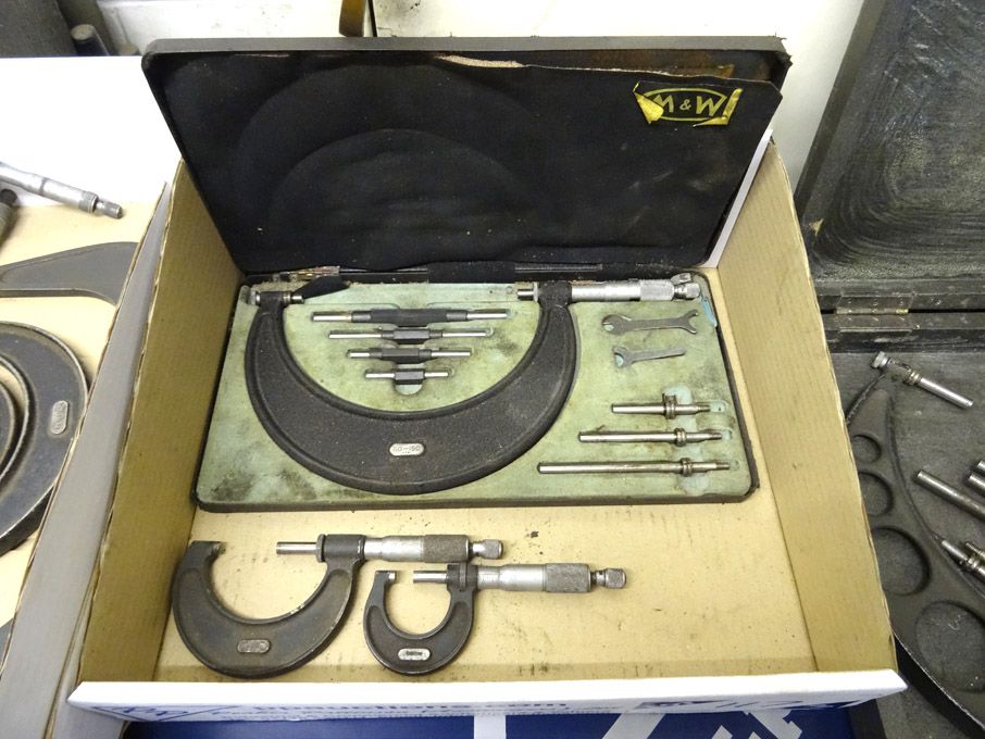 Set metric micrometers, 0-150mm