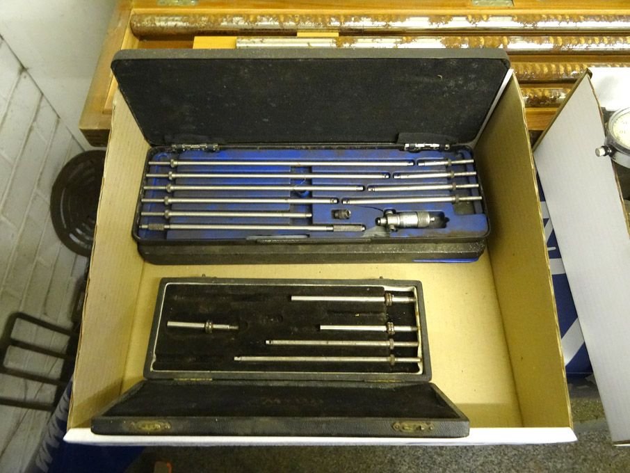 3x Moore & Wright depth gauge sets