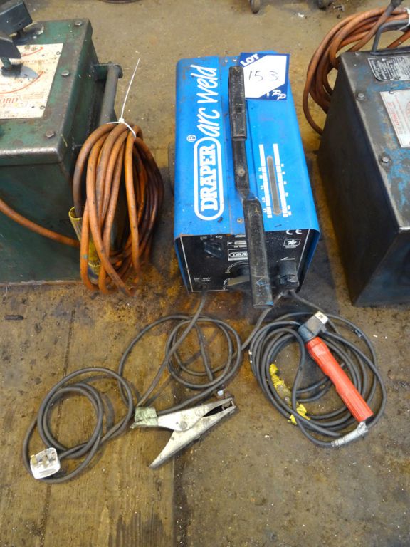 Draper AW2100TD Turbo arc welder, dual voltage, 23...