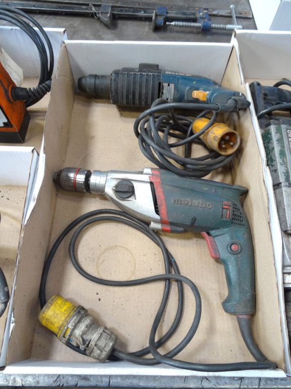 Metabo SBE 710 110v drill, Bosch UBH 2/20SE 110v d...