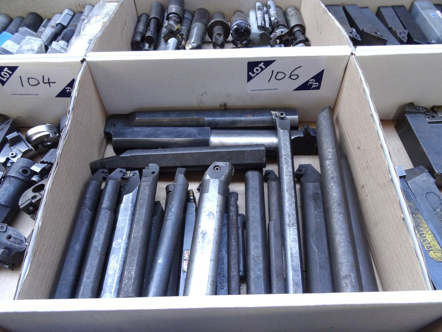 Qty various Sandvik etc boring bars
