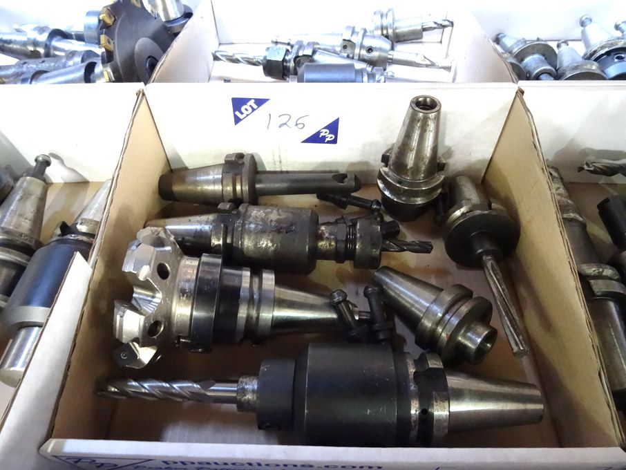 7x BT 40 tool holders