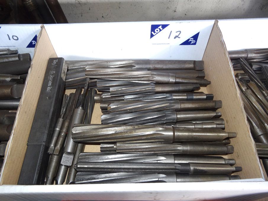 Qty HSS taper shank reamers to 29mm approx