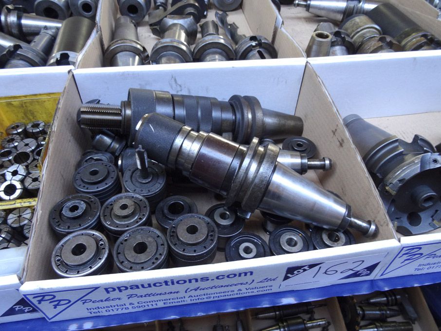 3x BT 45 collet tool holders with interchangeable...