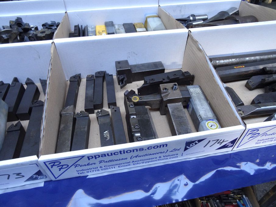 Qty various Kennametal, Iscar etc turning tools