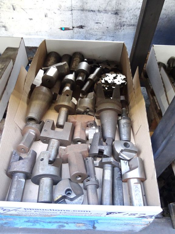 Qty various boring tool holders