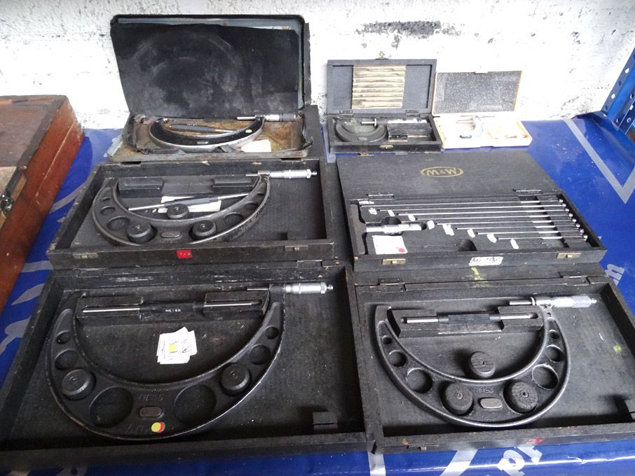 Qty Mitutoyo, Moore & Wright etc imperial micromet...