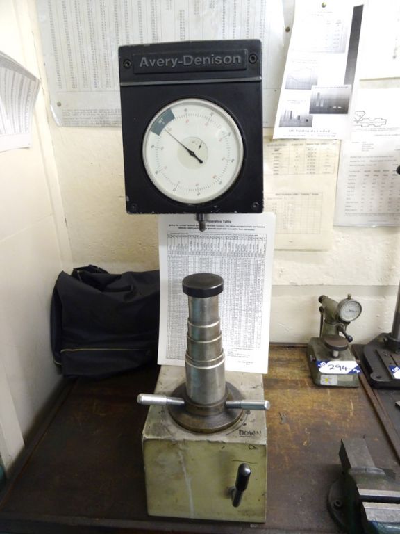 Avery Denison 6407 hardness tester, 60-150kg load...