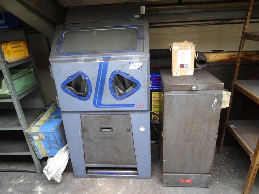 Guyson Euro 4SF System bead blast cabinet with ext...