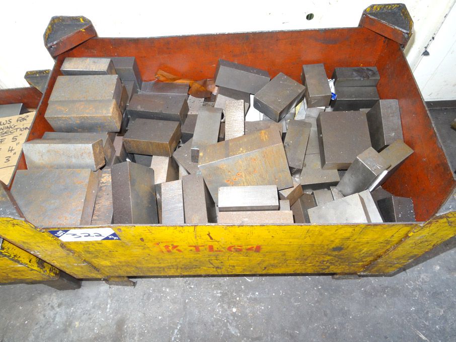 Qty various size & profile jaw blanks