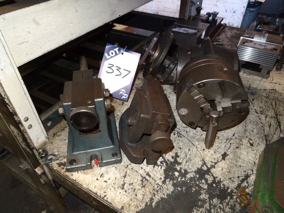 Pratt Burnerd 6" indexing dividing head with tails...