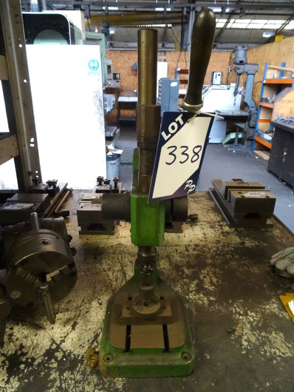 Pryor table type cushion impact press, 140mm throa...