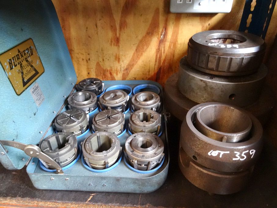 2x collet chucks with Burnerd Multisize EC2-EC13 c...