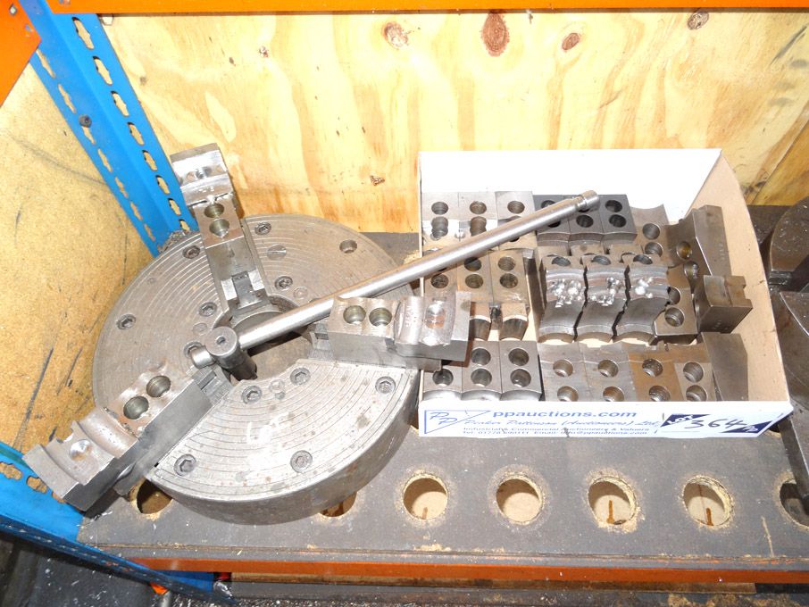 12" 3 jaw chuck with various jaws